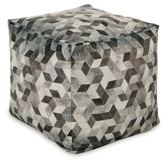 Albermarle - Pouf - Gray / Brown