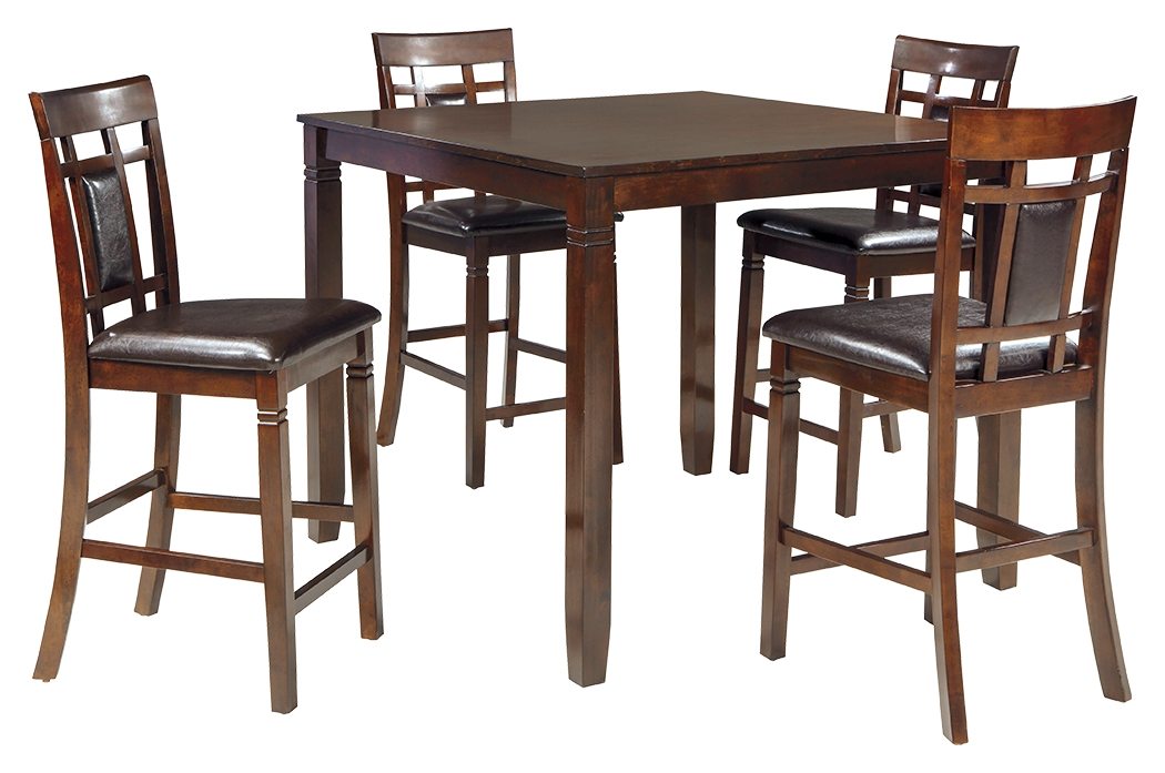 Bennox - Brown - Drm Counter Table Set (Set of 5)