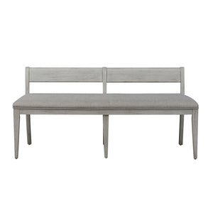 Farmhouse Reimagined - Upholstered Bench - White