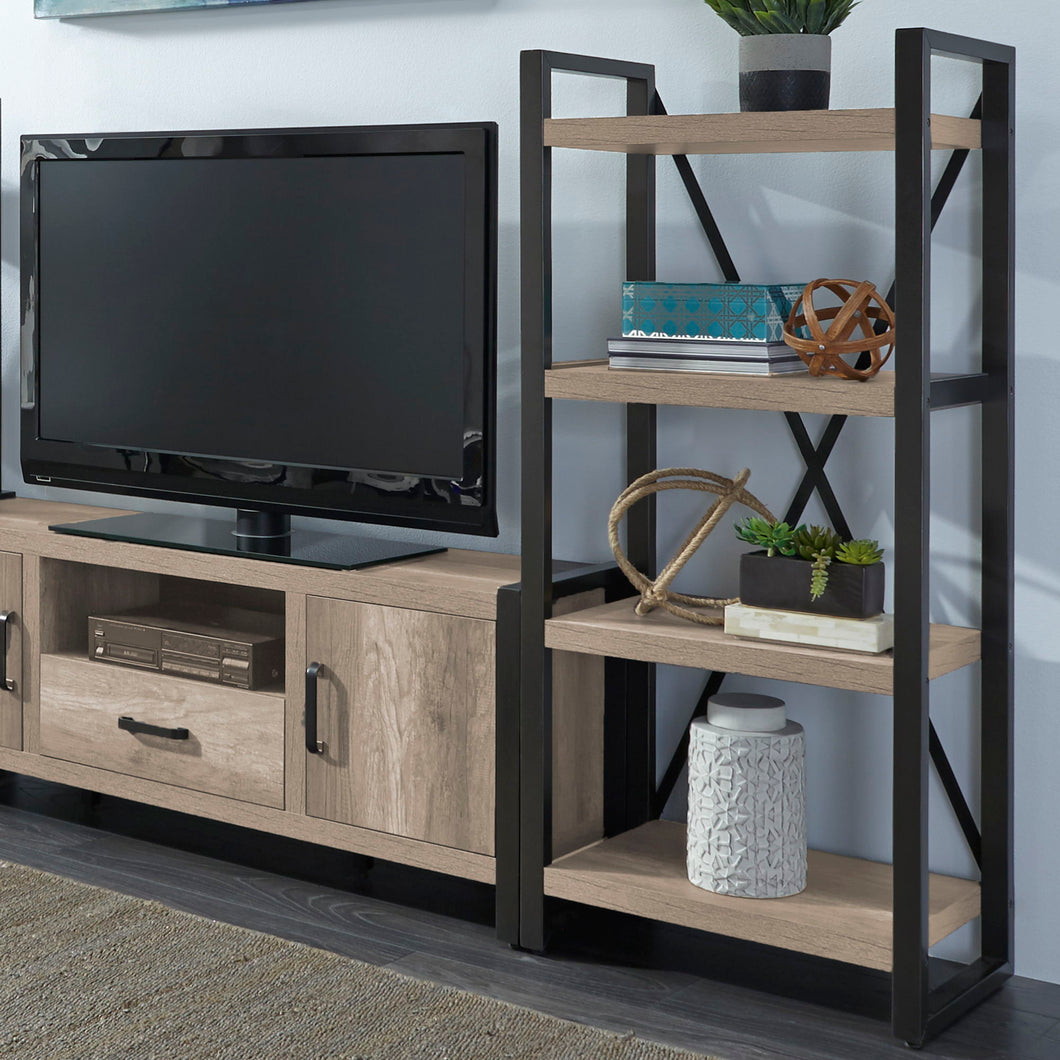 Sun Valley - Pier Unit With Faux Metal - Light Brown