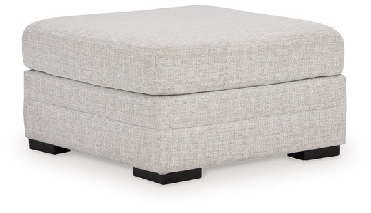 Koralynn - Oversized Accent Ottoman - Stone
