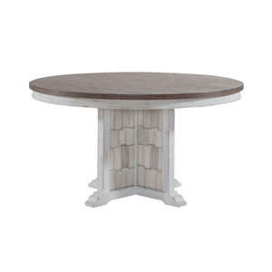 River Place - Pedestal Table Set - White