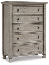 Harrastone - Gray - Five Drawer Chest