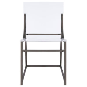 Adino - Acrylic Dining Side Chair (Set of 2) - Clear