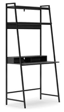 Yarlow - Black - Home Office Desk and Shelf