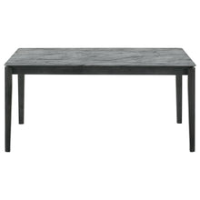 Stevie - Rectangular Faux Marble Top Dining Table