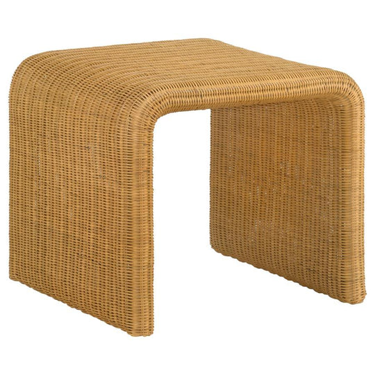 Cahya - Square Woven Rattan End Table - Natural