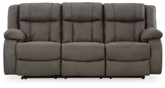 First Base - Reclining Sofa - Gunmetal