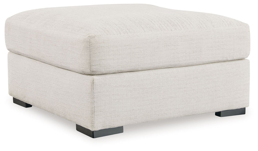 Accomplished - Stone - Oversized Accent Ottoman - Fabric