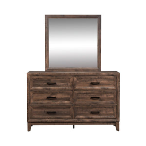 Ridgecrest - Dresser & Mirror - Light Brown