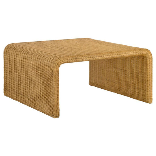 Cahya - Square Woven Rattan Coffee Table - Natural