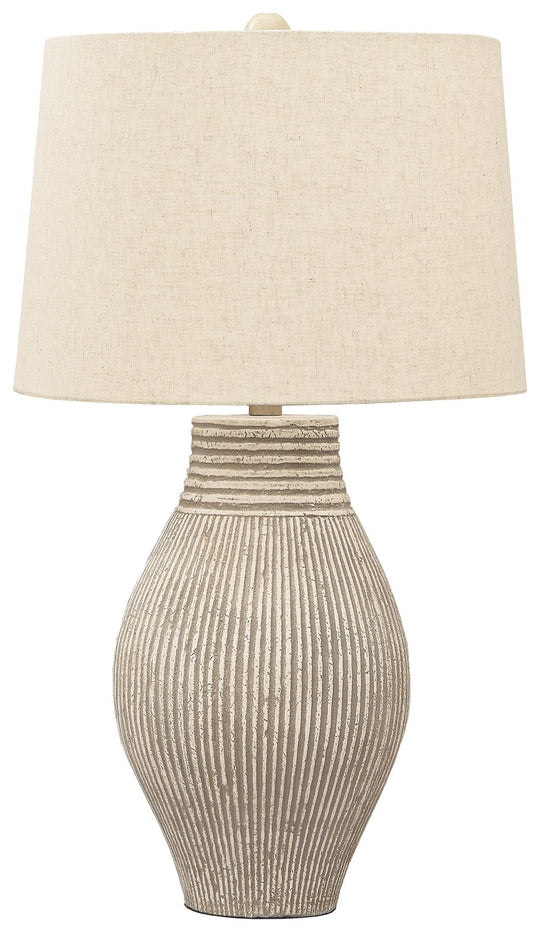 Layal - Paper Table Lamp  - Beige