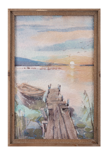 Sunset on the Water Wall Decor