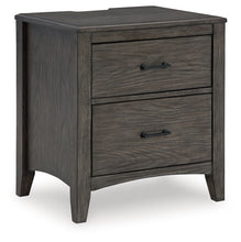 Montillan - Grayish Brown - Two Drawer Night Stand