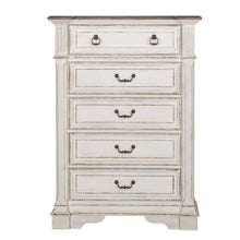 Abbey Park - 5 Drawer Chest - White