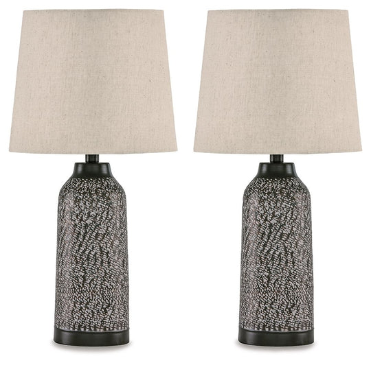 Lanson - Metal Table Lamp (Set of 2) - Antique Bronze Finish