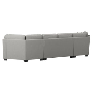 Analiese - Cuddler Sectional - Dove Gray