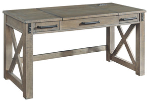 Aldwin - Gray - Home Office Lift Top Desk