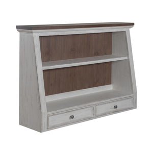 River Place - Angled Server Hutch - White