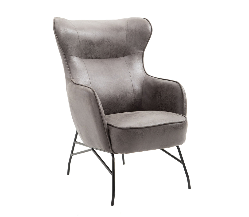 Franky - Accent Chair - Badlands Charcoal