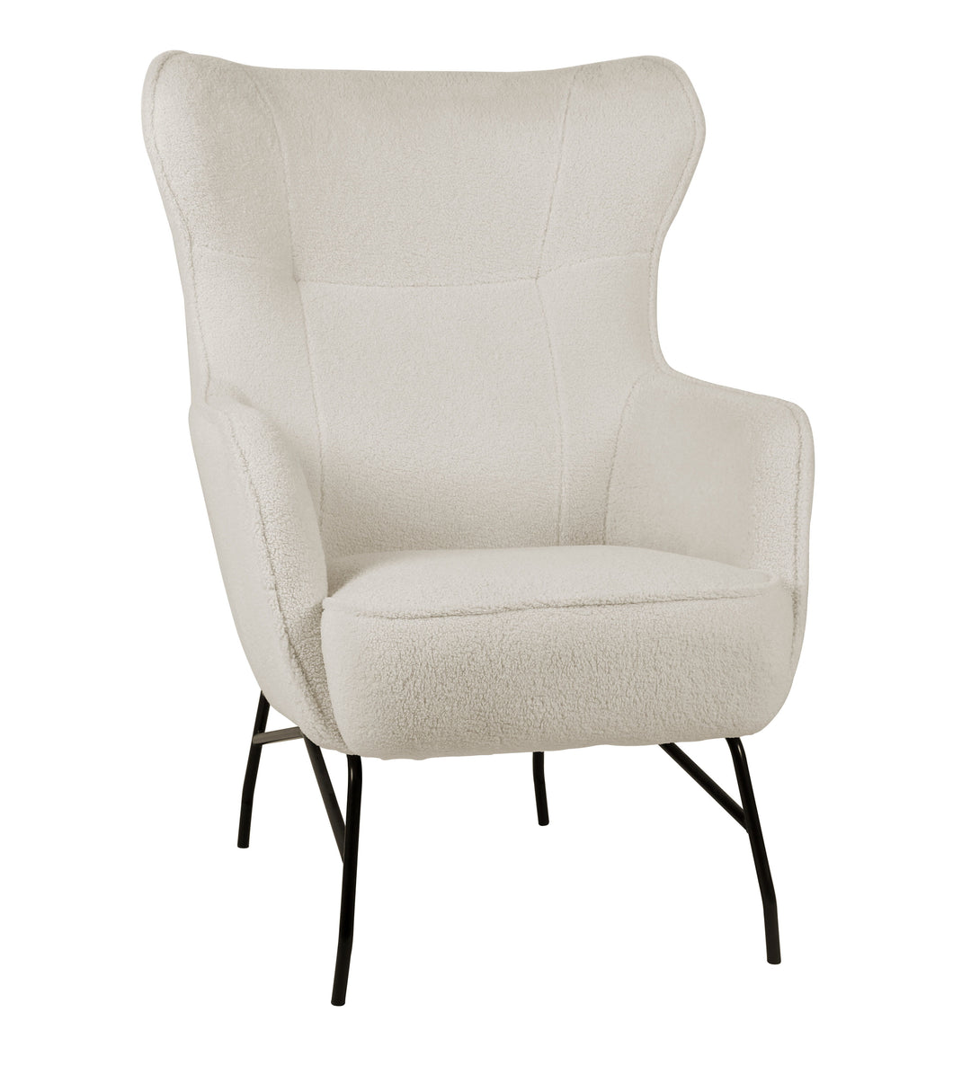 Franky - Accent Chair - Cream Boucle