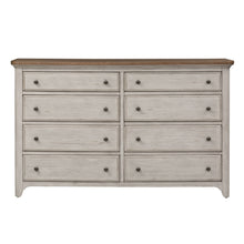 Farmhouse Reimagined - 8 Drawer Dresser - White