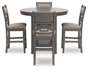 Wrenning - Gray - Drm Counter Table Set (Set of 5)