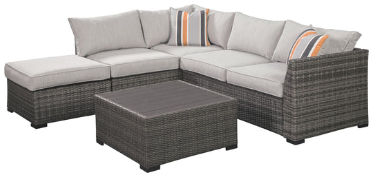 Cherry Point - 4 Pc. - Lounge Set - Gray