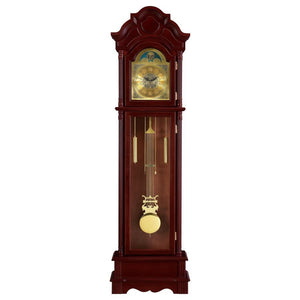 Diggory - Grandfather Clock - Brown Red And Clear