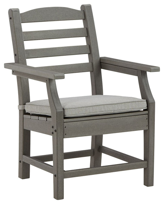 Visola - Arm Chair With Cushion (Set of 2) - Gray