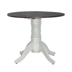 Brook Bay - Drop Leaf Table - White