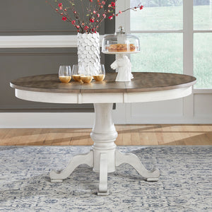 Ocean Isle - Pedestal Table Set - Antique White