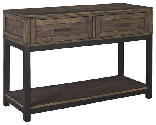 Johurst - Sofa Table - Grayish Brown
