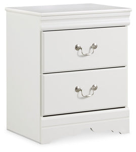 Anarasia - White - Two Drawer Night Stand