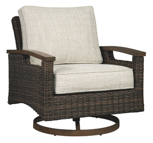 Paradise Trail - Medium Brown - Swivel Lounge Chair (Set of 2)