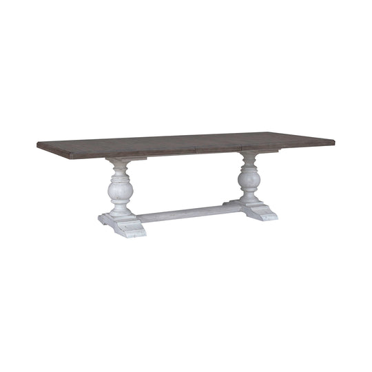 River Place - Trestle Table - White